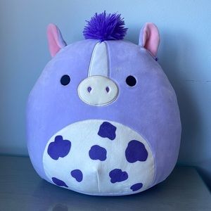 11” Squishmallows Meadow the Purple Horse Plush Easter Stuffed Animal
